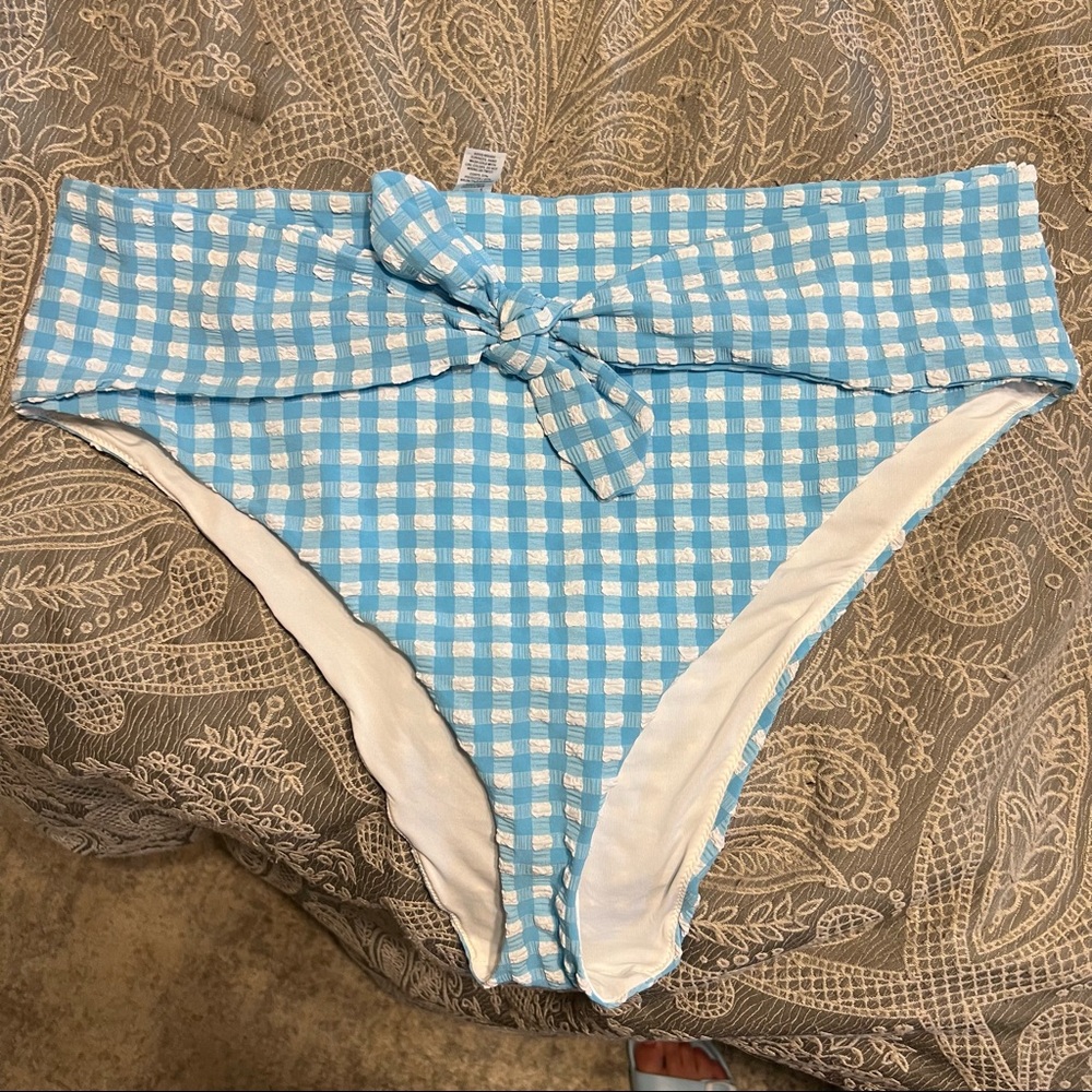 Aerie high cut cheeky bikini bottom